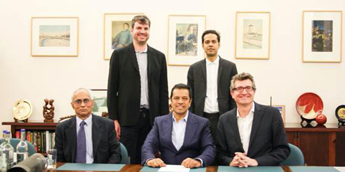 London Town Group at SOAS signing
